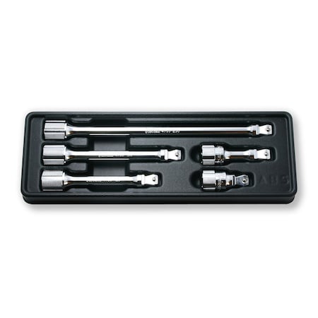 Ko-Ken Wobble-Fix Extension Bar set 50-250mm ABS Tray 5 pieces 1/2 Sq. Drive PK4763/5